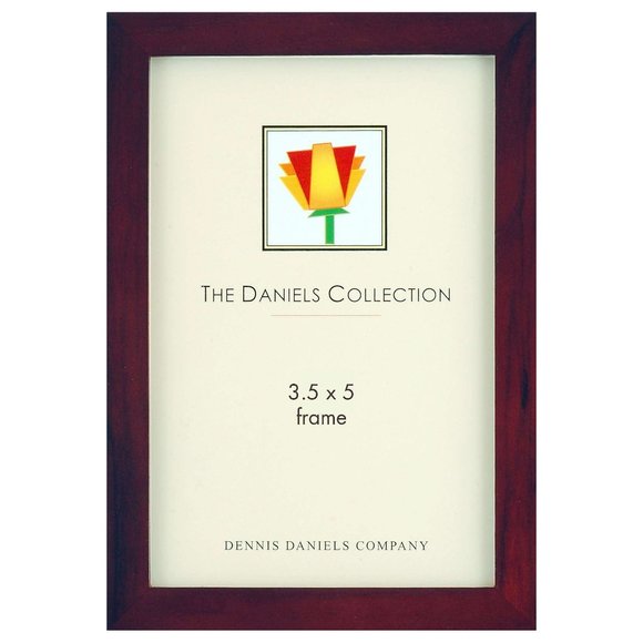Dennis Daniels 3.5"x 5" Walnut (Brown) W41 Classic Wood Photo Frame #W4103WN New - Picture 1 of 3